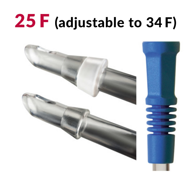 Adjustable Perfusion Cannula 25F (Ring 34-40F)